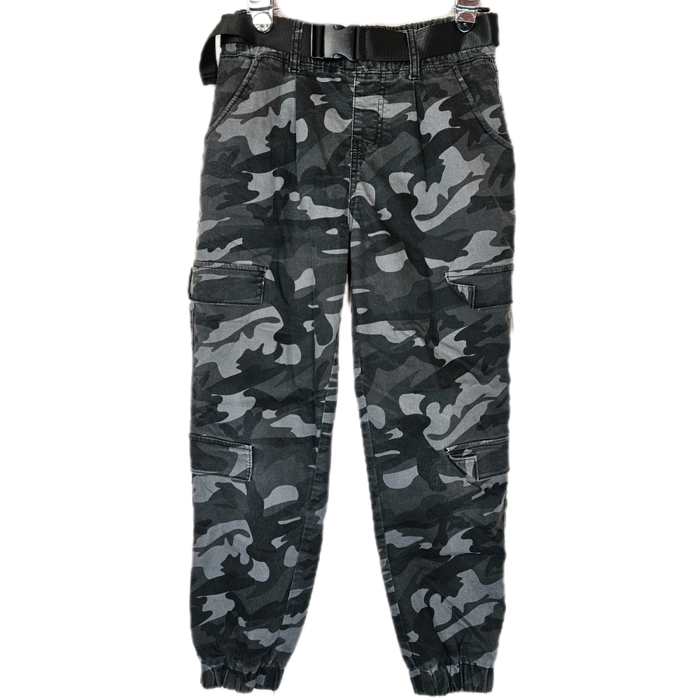 V.I.P.‎ Camo Jogger Pants Women’s 7/8 Stretch Utility Streetwear Cargo Pockets